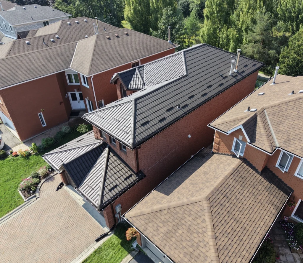 Mississauga metal roofing project