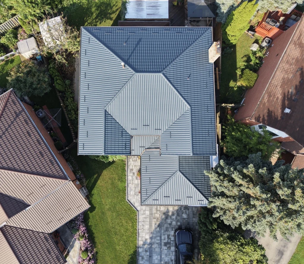 Mississauga metal roofing project