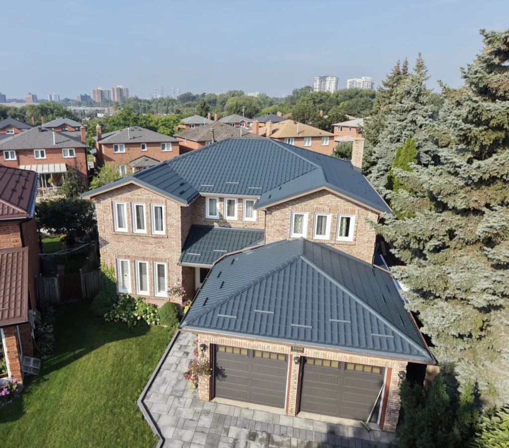 Mississauga metal roofing project