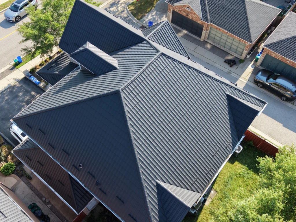 Black Monterey Metal Tile - Woodbridge